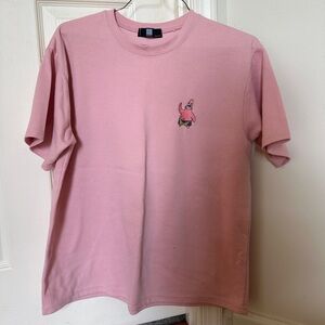 unisex patrick star pink graphic tee